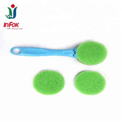 Cheap Price Kitchen Washing Tool Green Round Clean Brush